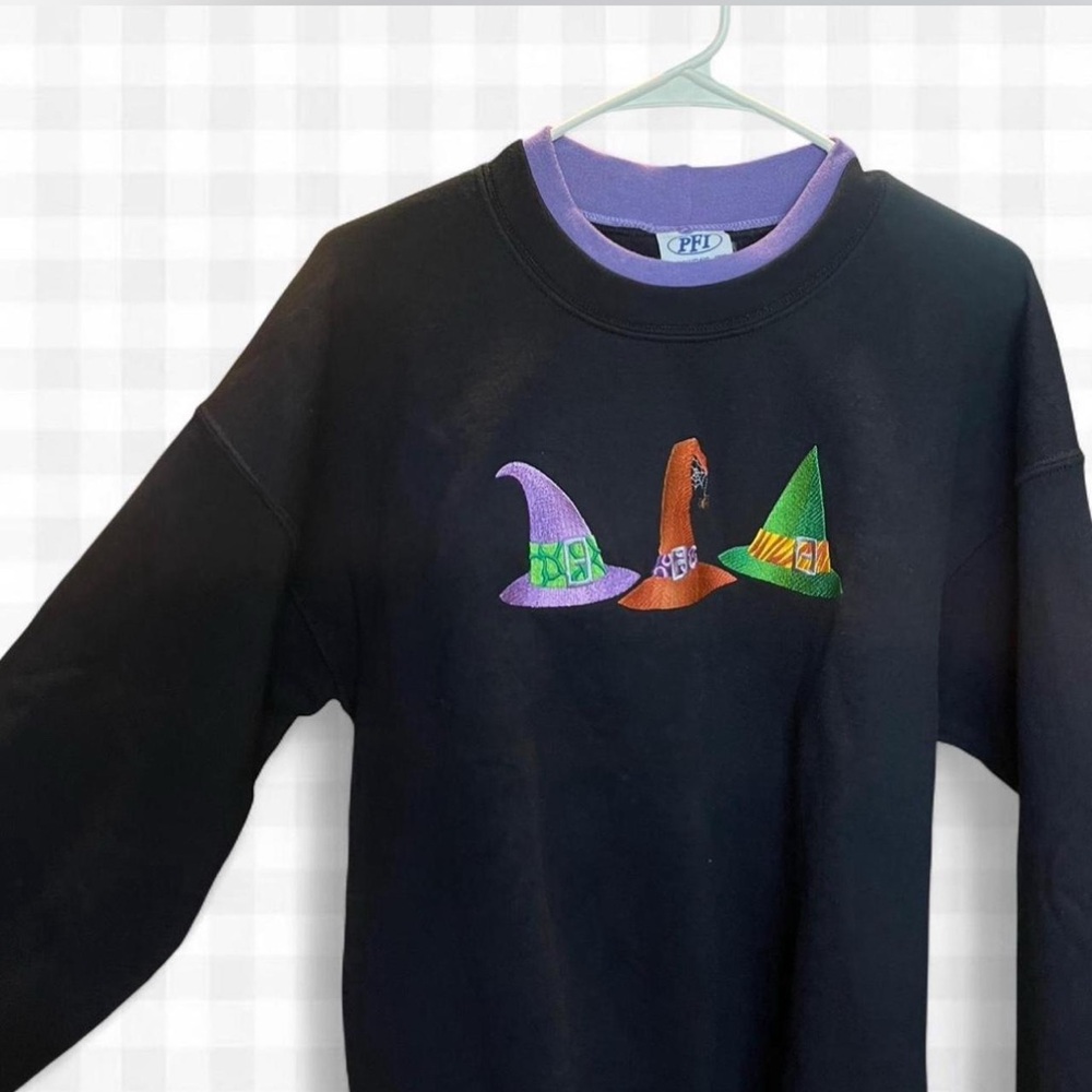 Vintage Halloween Witch hat Crewneck